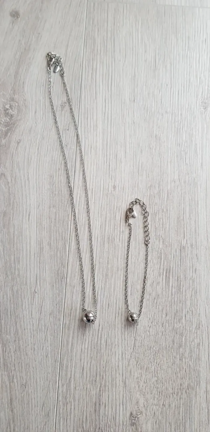 Ensemble collier + bracelet simple