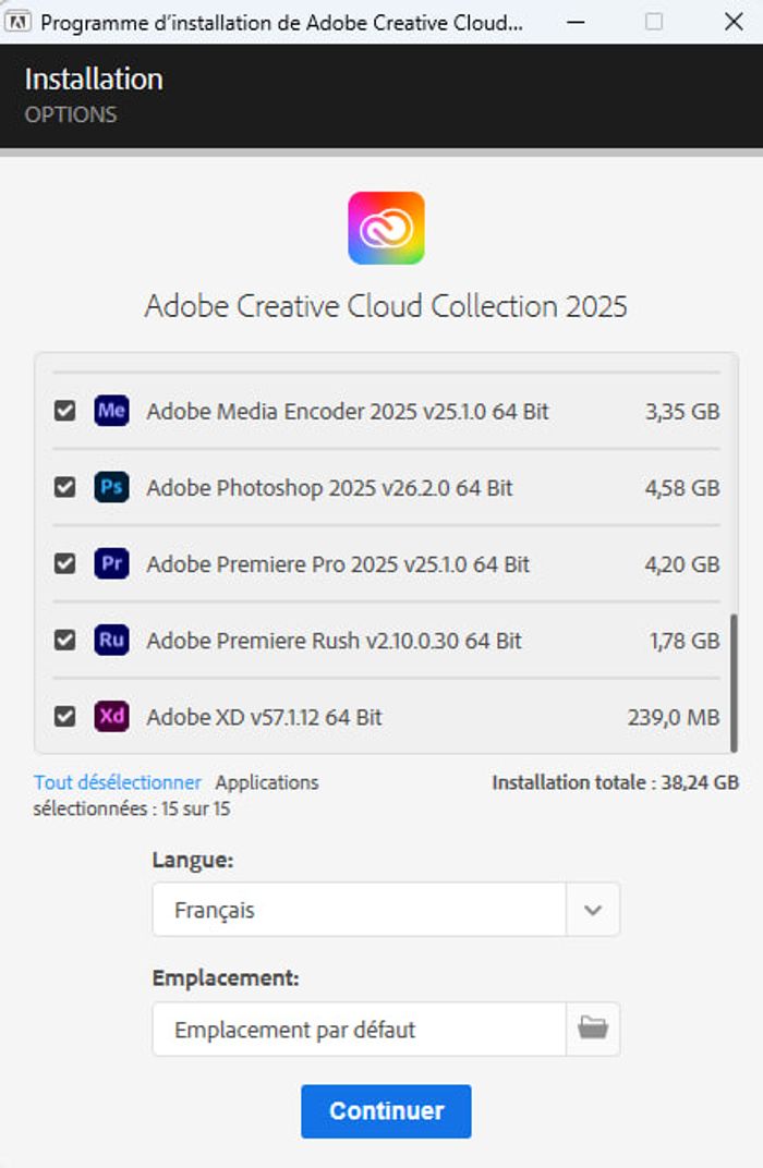 Adobe Creative Cloud Collection 2025