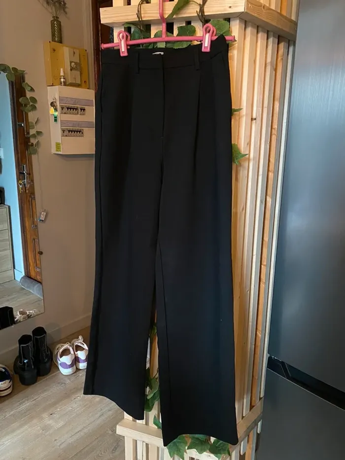 Pantalon droit noir - photo numéro 2