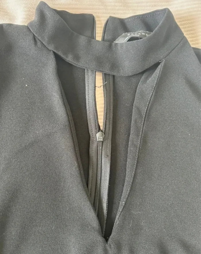 Robe légère noir Zara taille M - photo numéro 3