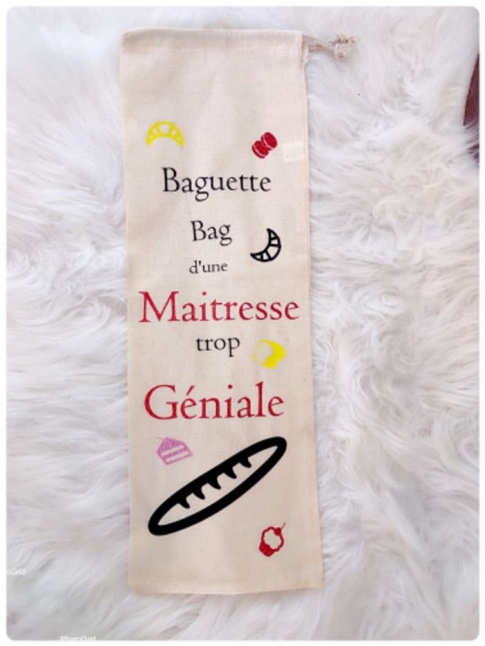 Sac à pain cadeau Maitresse