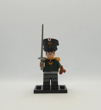 💂 Figurine Guerres Napoléoniennes - Officier de l'Artillerie Russe - (Style Lego) 💂