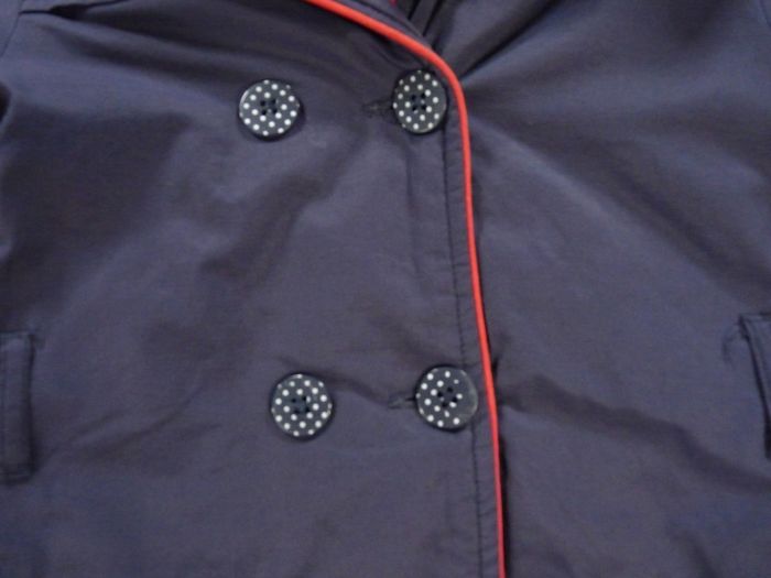 Manteau parka marine pois Orchestra 3 ans 98 cm fille - photo numéro 2