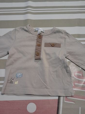 Tee-shirt manches longues bébé garçon Taille 1mois