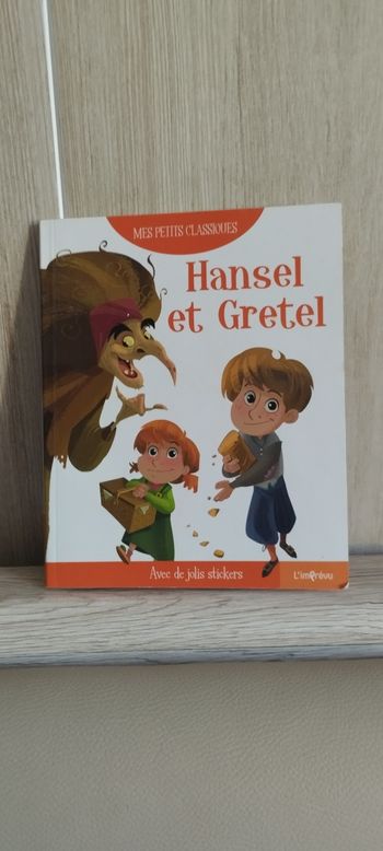Hansel et Gretel livre avec stickers