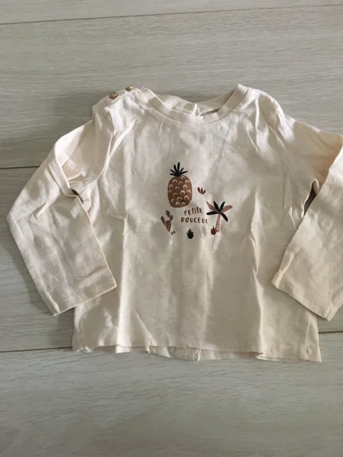 Ensemble pantalon + t-shirt manches longues 9 mois Vertbaudet - photo numéro 4