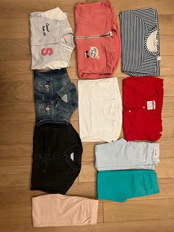Vends lot de 10 vêtements Zara fille automne hiver taille 7 ans très bon état