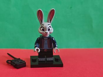 Judy Hopps Zootopie 2 + socle - Figurine Compatible Lego