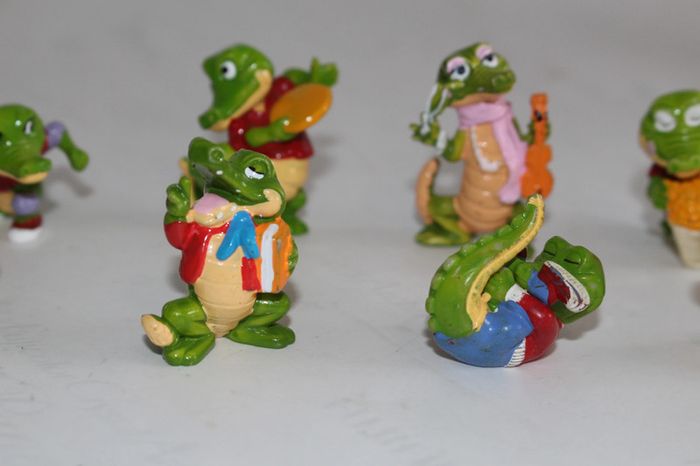 Kinder 10 Figurines Crazy Croco 1993 Lot de 10 figurines. - photo numéro 4