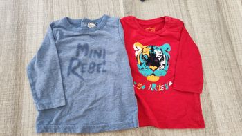 Lot 2 tee shirt manches longues
