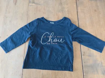 Tee-shirt manches longues Kiabi fille 12 mois