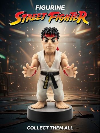 Figurine street fighter officiel Capcom édition limitée collector rare