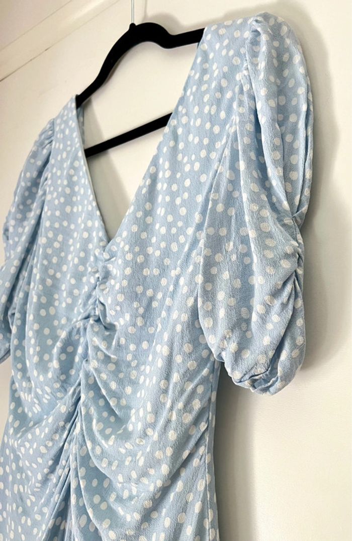 Robe courte imprimée pois taille L - photo numéro 3