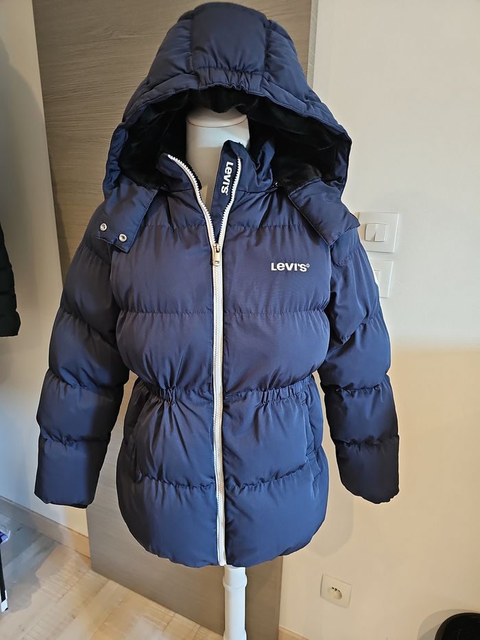 doudoune levis bleu marine fille 16 ans chaude capuche