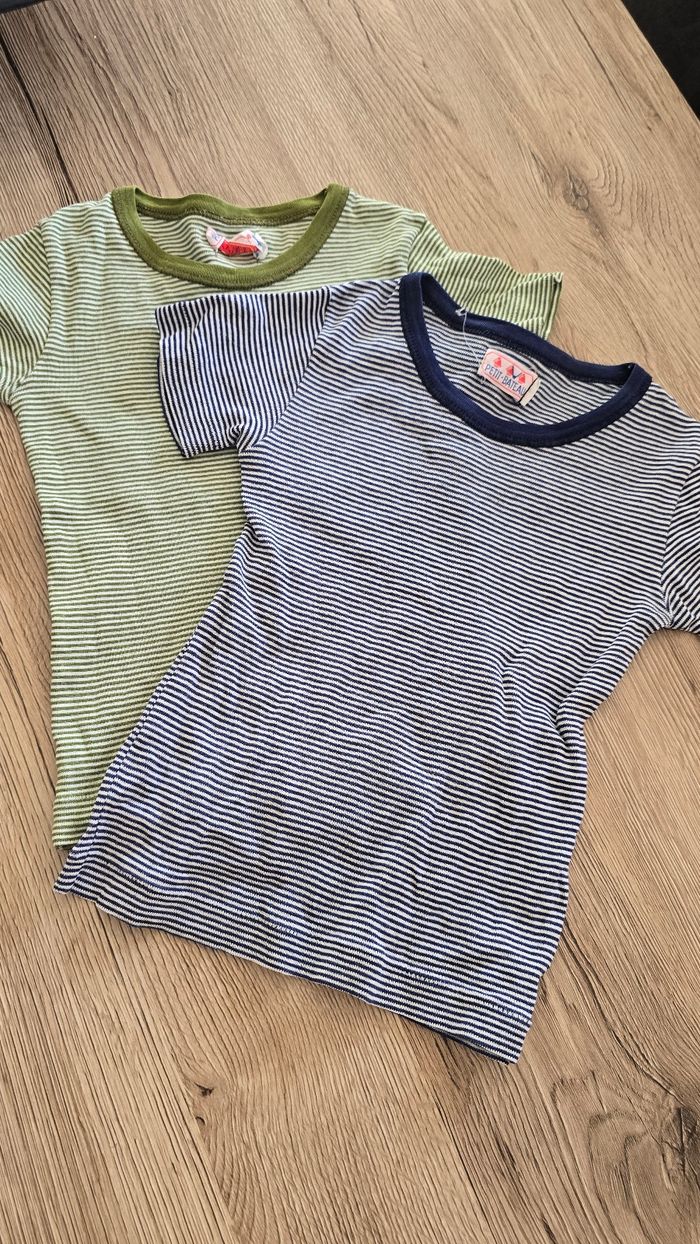 Lot 2 tricots de peau petit bateau 2 ans