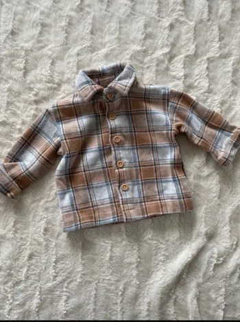 Veste chemise à carreaux