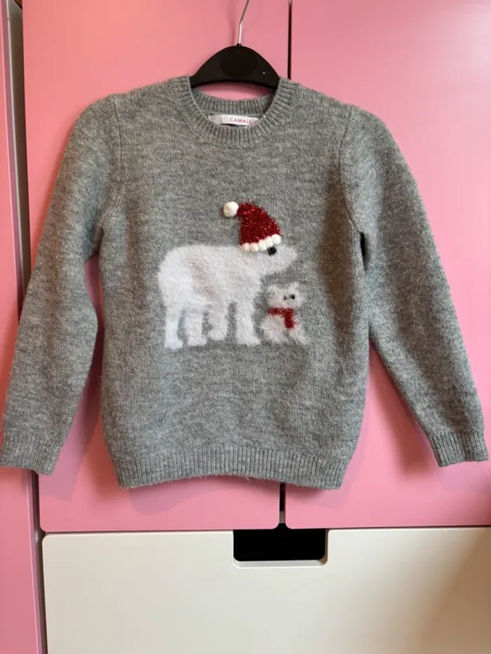 Pull d’hiver camaïeu 7 ans