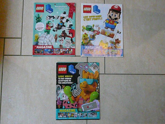 Lot de 3 magazines Lego Life (n°6)