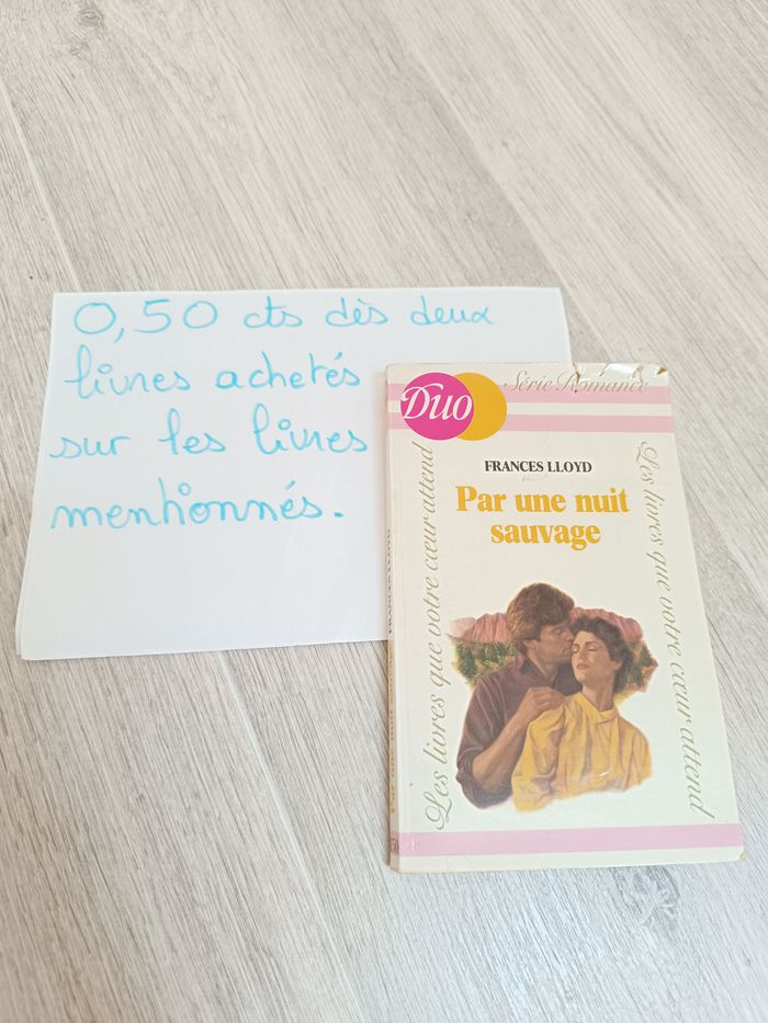 Livre Duo série Romance