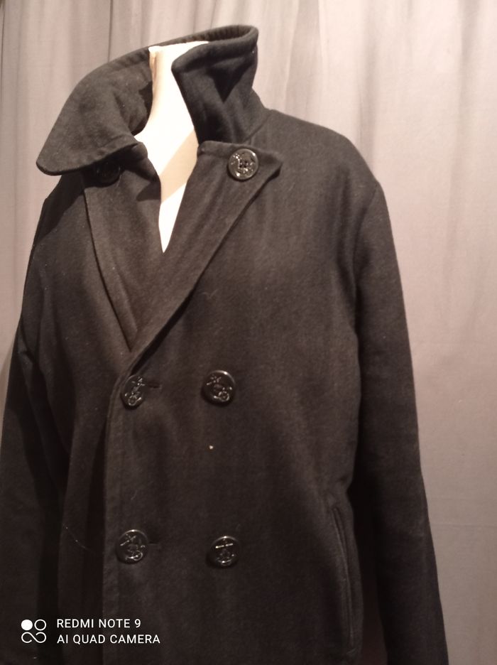 manteau noir de Crossby style caban 44 réf 978 P - photo numéro 4