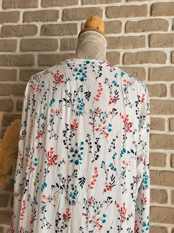 Blouse fluide boutonnée fleuri - photo numéro 10
