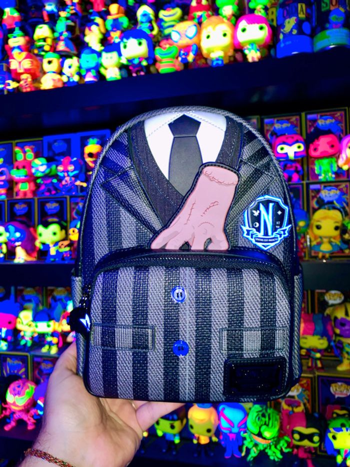 Wednesday Nevermore Academy Cosplay Mini Backpack Loungefly