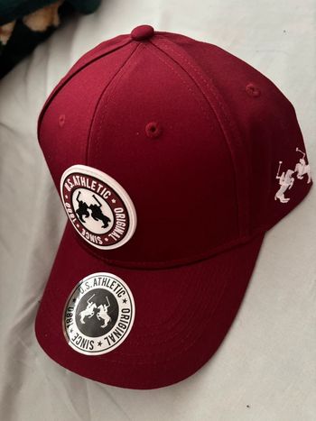 Casquette bordeaux US Athletic original