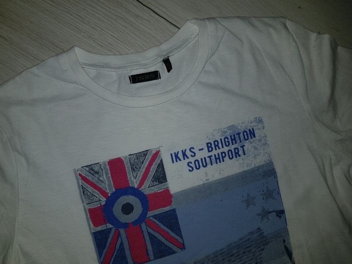 Tee shirt ikks manches courtes 10 ans garçon neuf - photo numéro 3