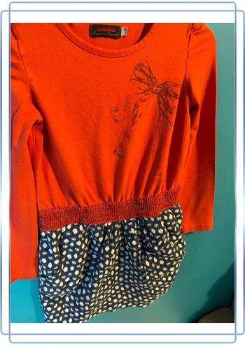 Robe bi matière 6 ans catimini