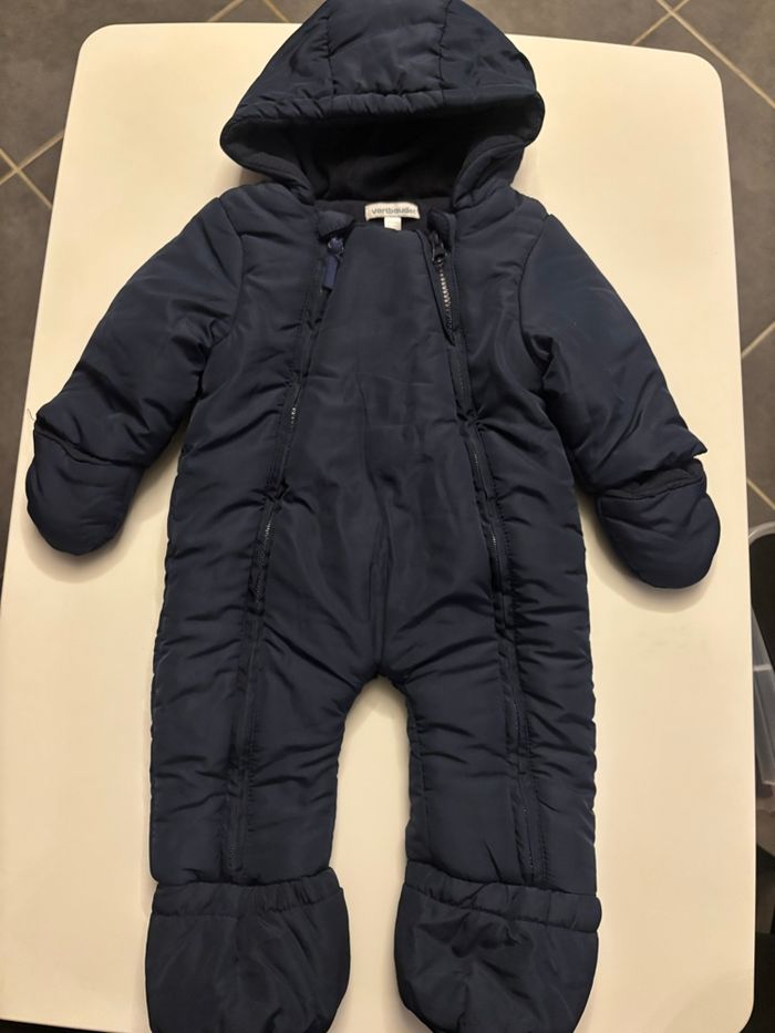 Combi pilote bleu marine Verbaudet 3M 60cm