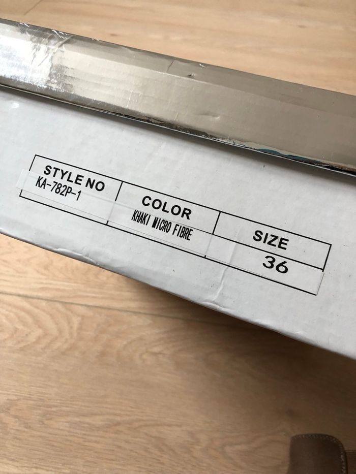 Bottines beiges marrons à talons neuves pointure 36 - photo numéro 8