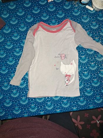 Tee-shirt chat 3 ans