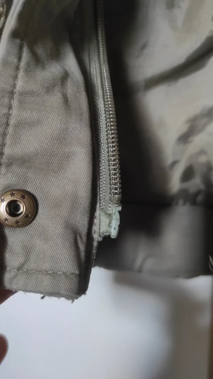 Manteau Kiabi 3 ans Kaki - photo numéro 5