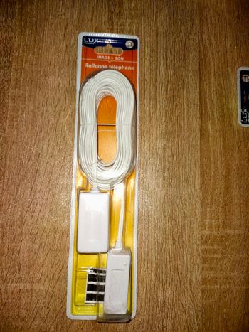 Rallonge et prise de téléphone neuf