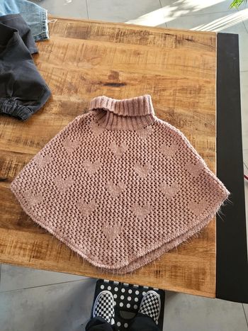 poncho Vinil fraise 6ans