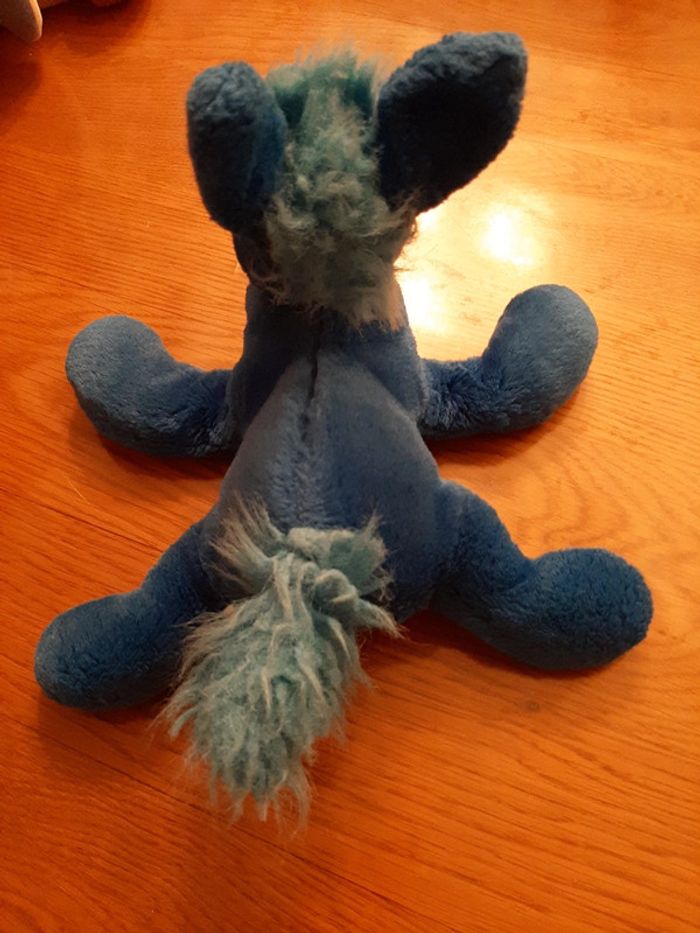 Peluche bleue - photo numéro 4
