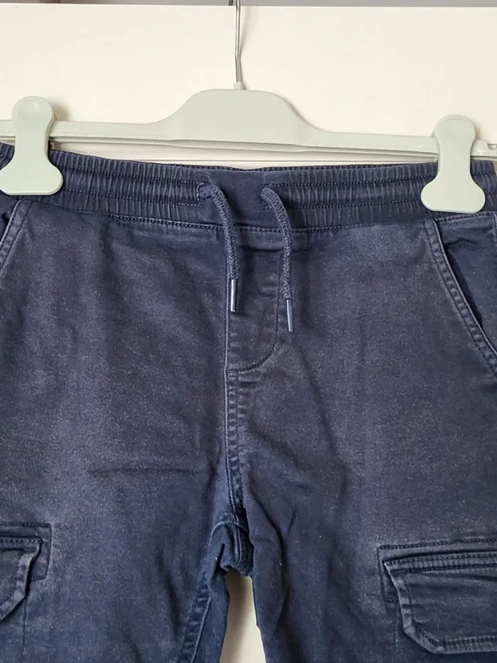 Ensemble garçon bermuda cargo bleu marine et polo turquoise - Gémo / Tape à l'œil - photo numéro 8