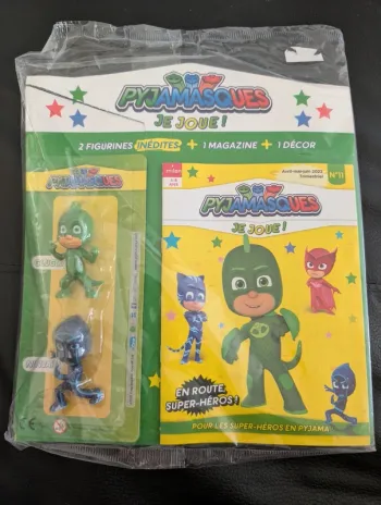 Figurines Pyjamasques Gluglu et Ninjaka neuves