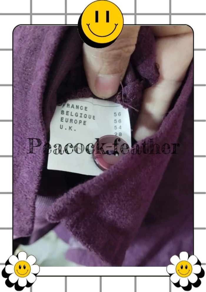 Veste daim prune Daxon 56 neuve - photo numéro 8