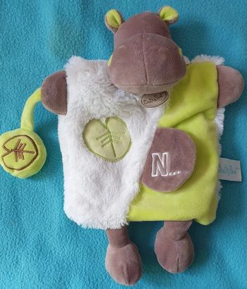 MARIONNETTE HIPPOPOTAME BAZILE - BABY NAT