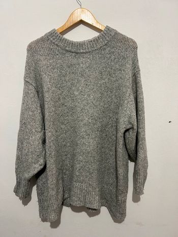 Pull oversize gris Zara