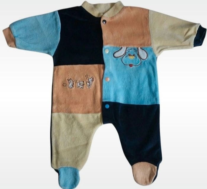 Lot de cinq Pyjamas bébé en 1 mois, de plusieurs marques - photo numéro 2