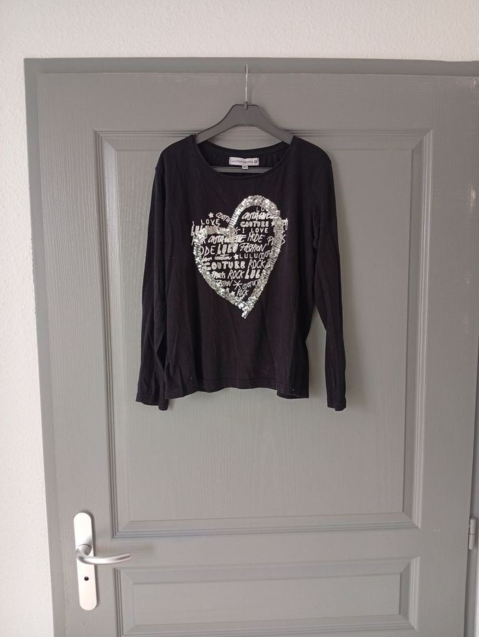T-shirt manche longue lulu castagnette taille 14 ans