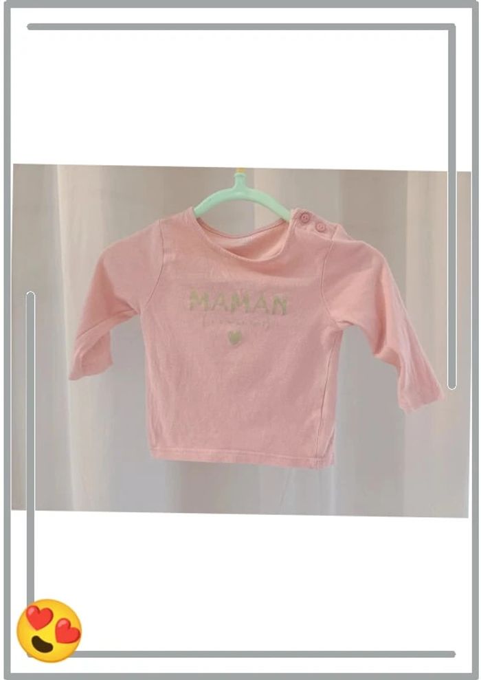 T-shirt manches longues Kiabi 3mois