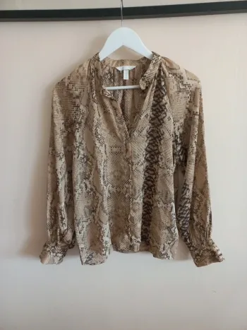 Blouse imprimé serpent –  Chic & tendance