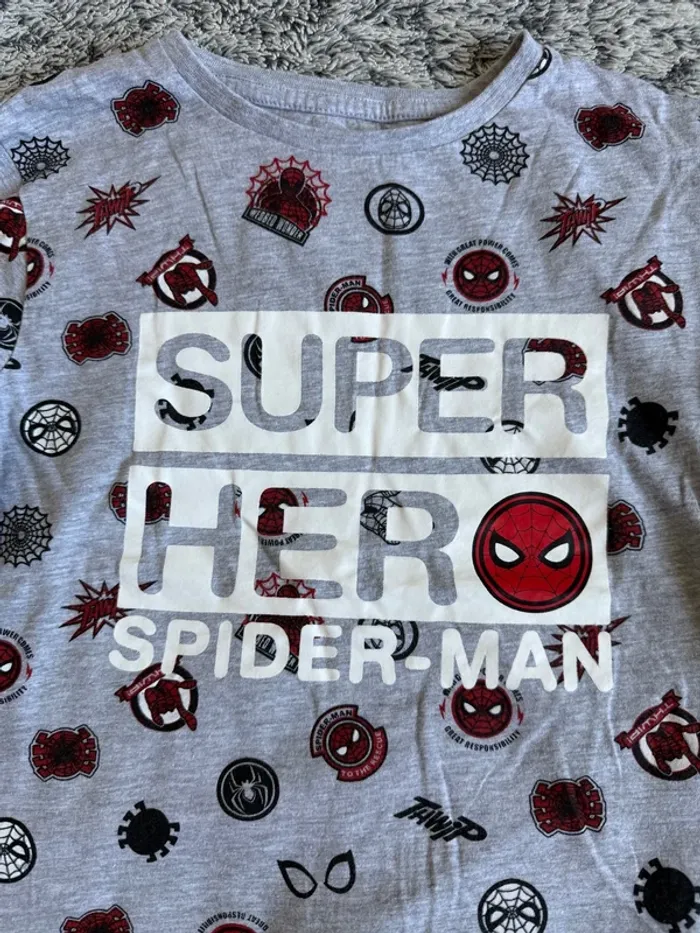 Pyjamas Marvel Spider Man - 7 / 8 ans - photo numéro 2