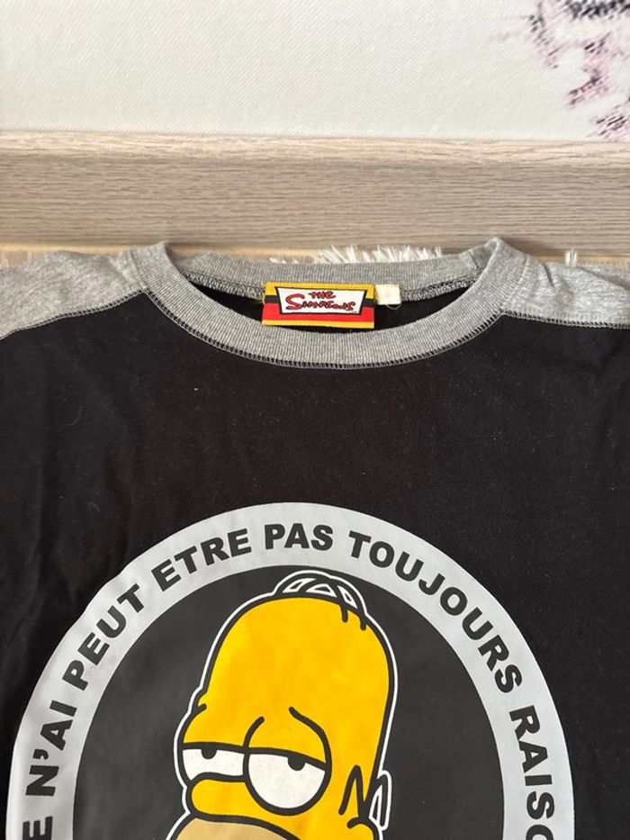 Haut de pyjama homme taille L simpsons - photo numéro 3