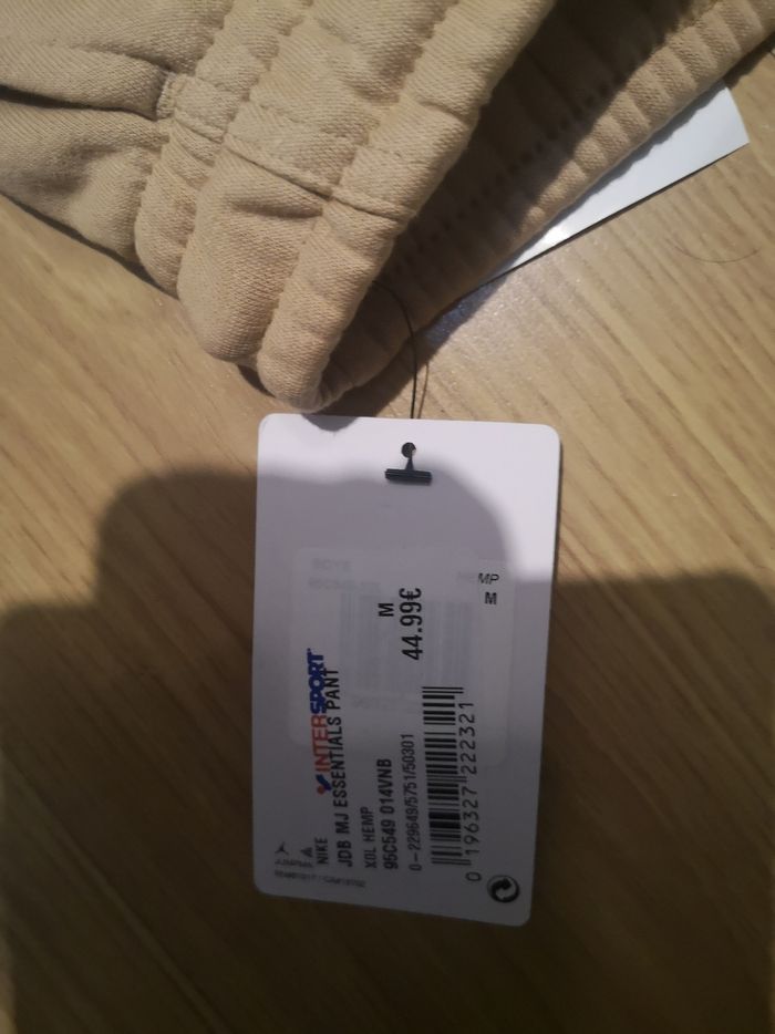 Pantalon de survêtement Jordan beige - photo numéro 3