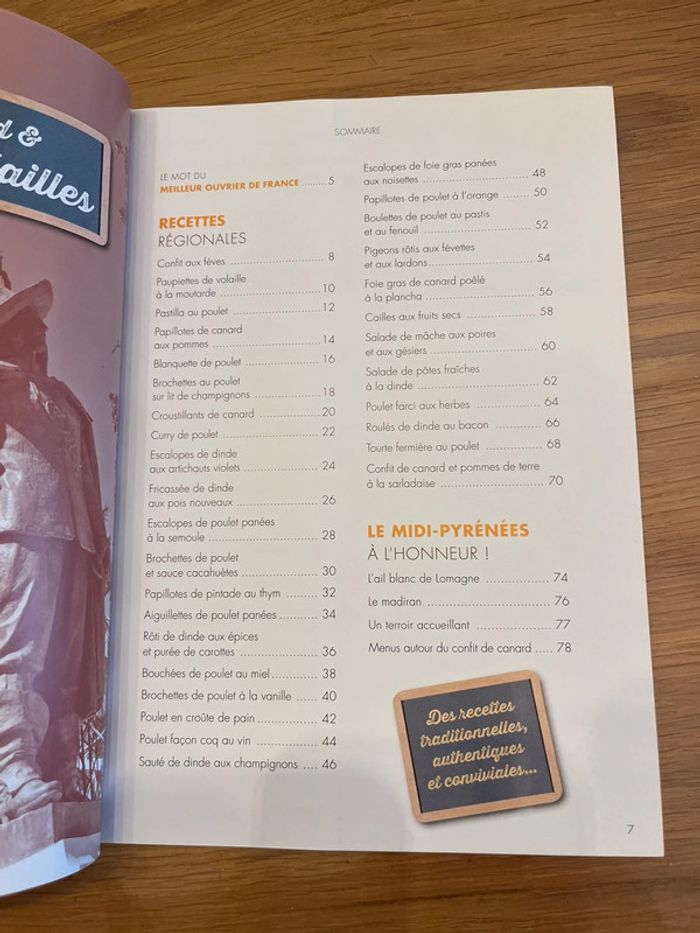Lot de 6 livres de cuisine Au menu de nos régions - photo numéro 11