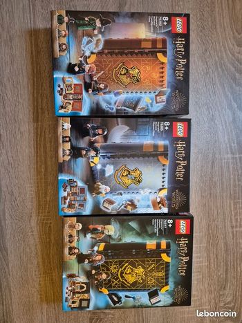 NEUF Lot de 3 Boites Lego Harry Potter Livres Cours 76382 + 76397 + 76385